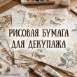 Рисовая бумага для декупажа
