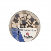 Мозаика керамическая Rayher Mini 374 голубая непрозрачная, 5х5х3 мм, около 110 шт., арт. 14495374