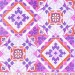 Салфетка для декупажа "Плитка азулежу розовая" бумажная, 13309316, 33х33 см