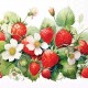 Салфетка для декупажа "Сочная клубника" бумажная, 13320370, 33х33 см