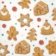 Салфетка для декупажа "Прянички к Рождеству" бумажная TL231400, 33х33 см