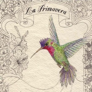 Салфетка для декупажа "La Primavera" бумажная, 1333636, 33х33 см