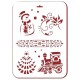 Трафарет Event Design новогодний NGP021 "Рождественские мотивы", 31х21 см