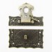 Замок декоративный для шкатулок 11.140-G002 Hemline, 1 шт., цвет: античная бронза, 67х58 мм