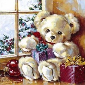 Салфетка для декупажа "Твой подарок" бумажная, 33304375, 33х33 см