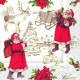 Салфетка для декупажа "Здравствуй, Санта" бумажная, L529000, 33х33 см