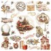 Картинки - натирки в наборе Stamperia DFLRBX03 "Gear Up For Christmas", 15х15 см