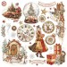 Картинки - натирки в наборе Stamperia DFLRBX03 "Gear Up For Christmas", 15х15 см