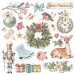 Картинки - натирки в наборе Stamperia DFLRBX18 "Winter Magic" рождественские, 15х15 см