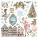 Картинки - натирки в наборе Stamperia DFLRBX18 "Winter Magic" рождественские, 15х15 см