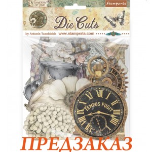 Высеченные элементы DFLDC130 "Gardens of Time" Stamperia