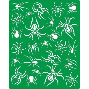 Трафарет самоклеящийся CREATURA HOBBY 656 "Пауки", 20х25 см