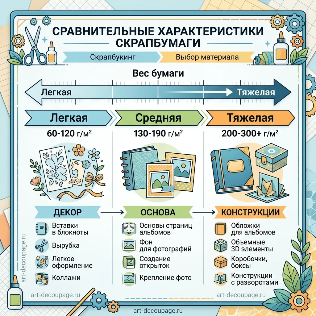 Плотность бумаги для скрапбукинга: как выбрать для альбомов, открыток и коробочек