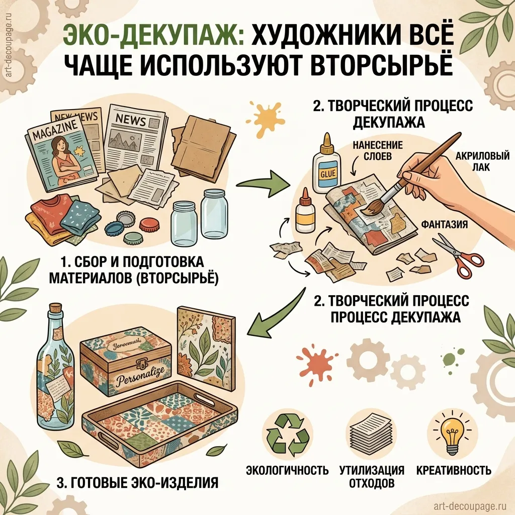 Экологичный декупаж