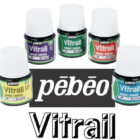 Витражные краски Vitrail PEBEO безобжиговые