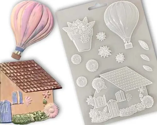 Молды mini Stamperia А5 для 3D элементов